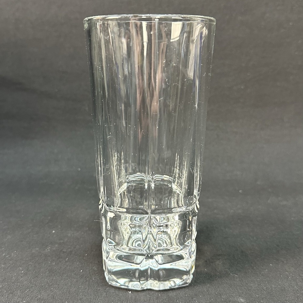 Libbey Glass Company 6 3/4" 'Squire'‎ Heavy Clear Glass Cooler, Vintage